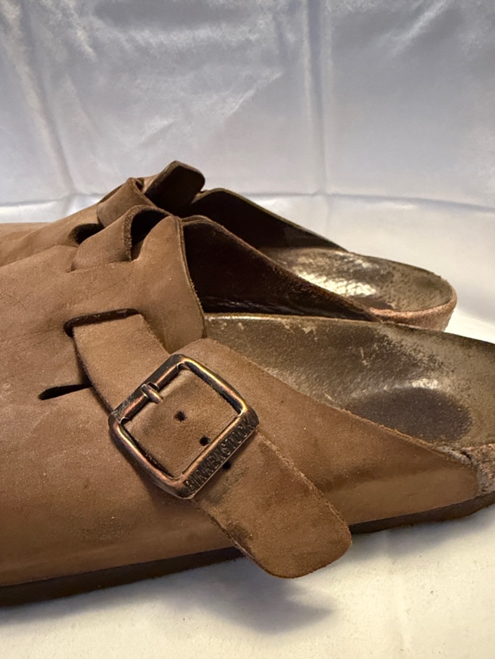 Birkenstock brown leather clogs - Picture 6 of 9